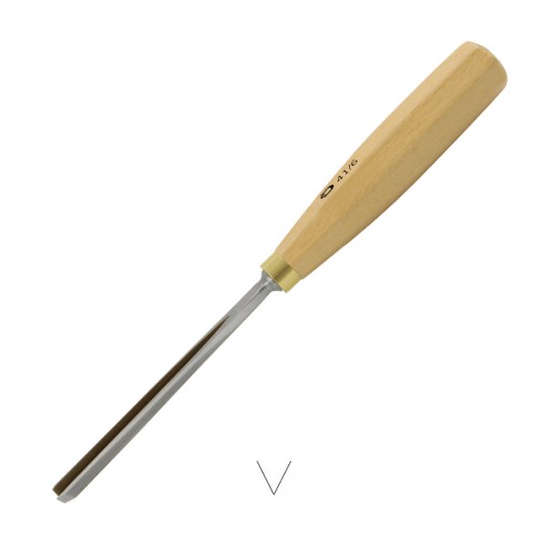 DICTUM Carving Tool, V-Parting Tool 45 V 95°/10 mm