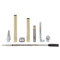 Kit de fabricación para bolígrafos Manta, plata, 5 unidades