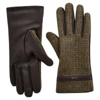Dubarry »Ballycastle« Dubarry »Ballycastle« Leather Tweed Gloves, Heather, Size S
