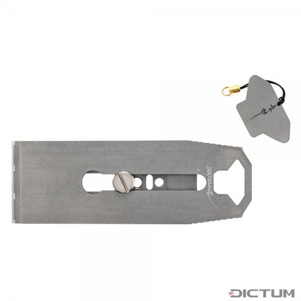 Fer de rabot en titane Zen-Wu, acier Magnacut laminé, 60 mm, avec contre-fer
