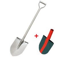 Pointed Blade Spade, Pointed Blade Spade, Stainless Steel