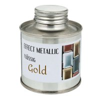 Vernice effetto metallico, oro                         