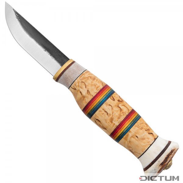 Nóż myśliwski i survivalowy Wood Jewel, tęcza