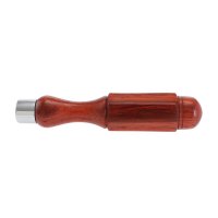 Mango de padouk, forma Mango de padouk, forma octogonal, diámetro de la virola 18 mm