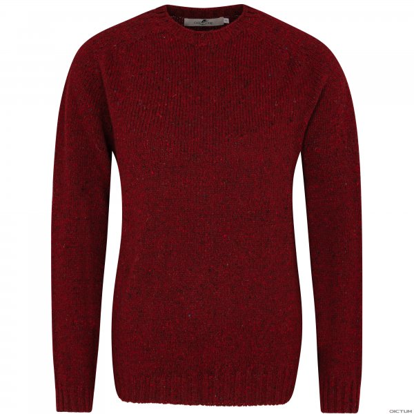 Suéter para mujer »Donegal«, rojo carmín, talla XL