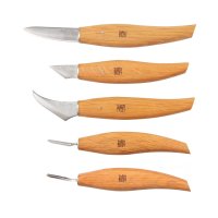 Set di coltelli da intaglio »Bird & Fish«, 5 pezzi