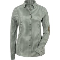 Bluzka damska Gingham z Bluzka damska Gingham z łatkami, zielona, rozmiar 36