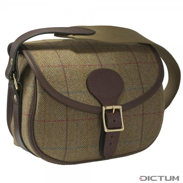 Croots »Helmsley« Cartridge Bag, Tweed, Burgundy