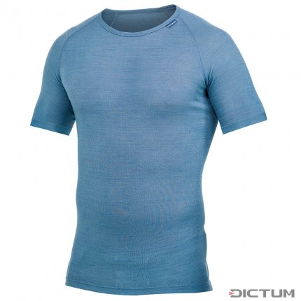 Canottiera Lite Woolpower, blu nordico, manica corta, XS