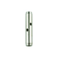 Chinrest Barrel, Nickel Chinrest Barrel, Nickel Plated Brass, Thread M3.5, Barrel 21 mm