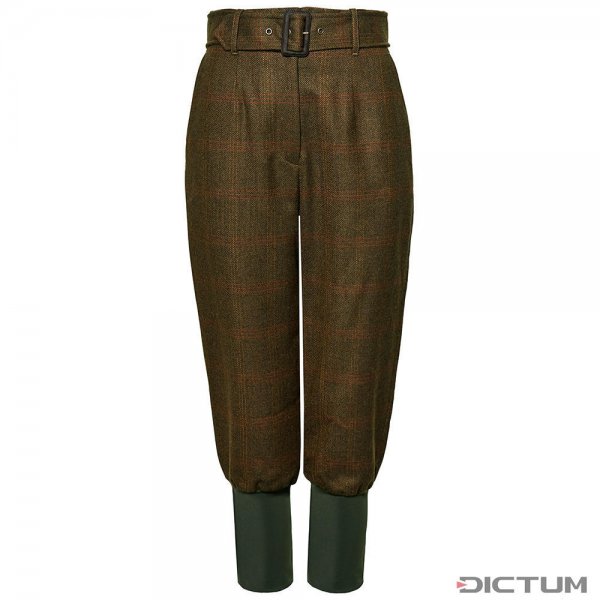 Purdey spodnie damskie tweedowe z wysoką talią, Mount, rozmiar 34