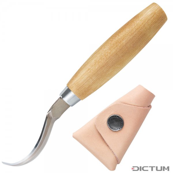 Couteau à éplucher Morakniv N° 163 (S), incl. étui en cuir