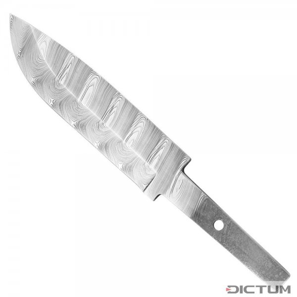 Swedish Damascus Blade, Dense Twist, 95 mm