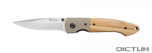 Cuchillo plegable Maserin, bambú