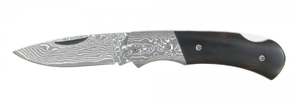 Nóż składany Suminagashi, heban, Drop-Point