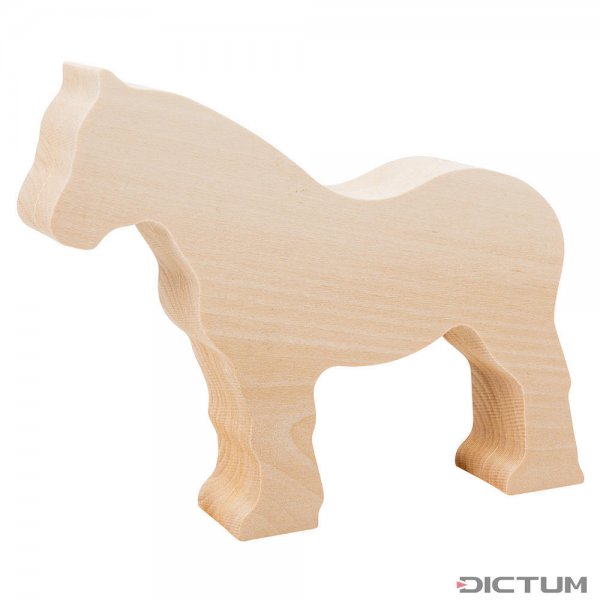 Carving Blank, Limewood, Horse