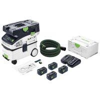 Aspirador profesional a Aspirador profesional a batería Festool CLEANTEC CTMC MIDI I-Plus