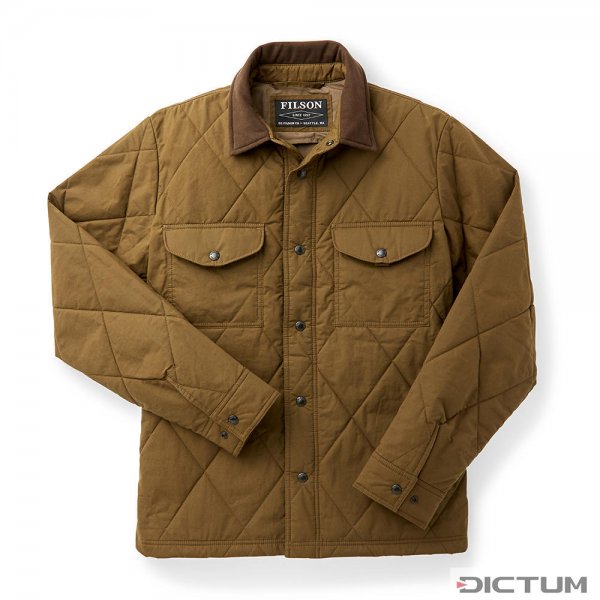 Filson Hyder Quilted Jac-Shirt, marsh olive, velikost M