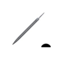 DICTUM Präzisionsraspel, Halbrund, schmal, Hieb 5, Hieblänge 150 mm