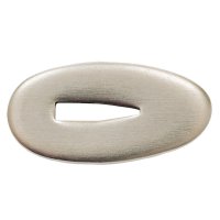 Bolster with Finger Guard, 18 x 35 mm, Nickel, Blade Thickness 3.2 mm, V-Slot