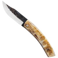 Cuchillo plegable Au Sabot »Baribal«, cuerno de carnero