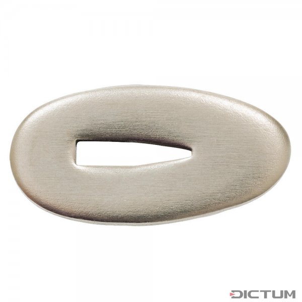 Bolster with Finger Guard, 18 x 35 mm, Nickel, Blade Thickness 3.2 mm, V-Slot