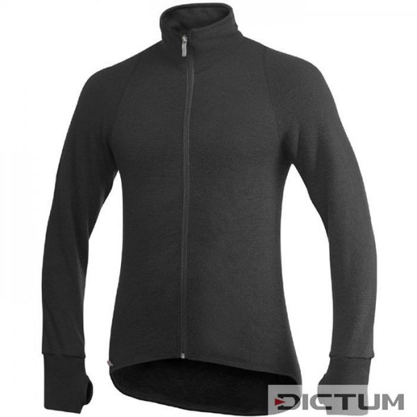 Woolpower Cardigan, Black, 600 g/m², Size XS