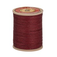 »Fil au Chinois« Waxed Linen Thread, Burgundy, 133 m