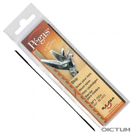 Hoja de segueta Pégas Skip, ancho de la hoja 0,76 mm, 12 unidades