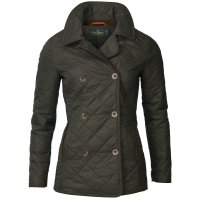 Laksen »Bath« Ladies Laksen »Bath« Ladies Quilted Caban, Olive, 40