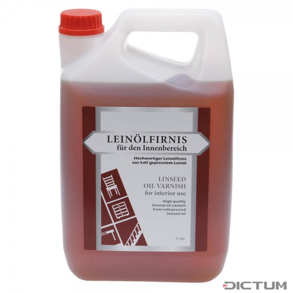 Boiled Linseed Oil for Interior Use, 5 l