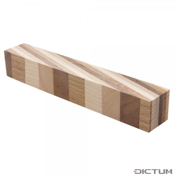 Pen Blank 15°, 4 Types of Wood