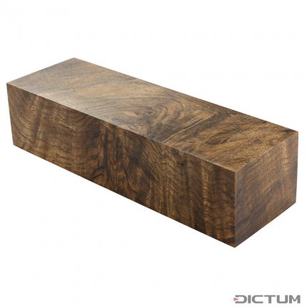 Ořechová dřívka, stabilizovaná, blok, 140 x 43 x 33 mm