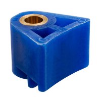Replacement clamping pad, Violin, Viola, blue, without thread