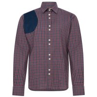 Purdey Ladies Blouse, Purdey Ladies Blouse, Chequered, Rosewood, Size 36