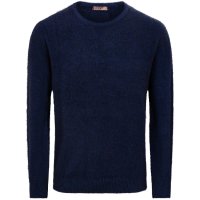 Jersey de Merino-Pósum Jersey de Merino-Pósum para hombre, azul oscuro mélange, talla M