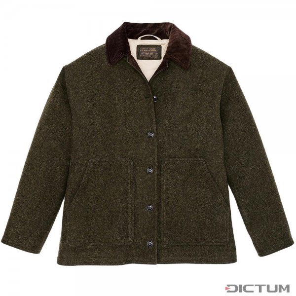 Filson Women's Mackinaw Wool Barn Coat, forest green, talla S