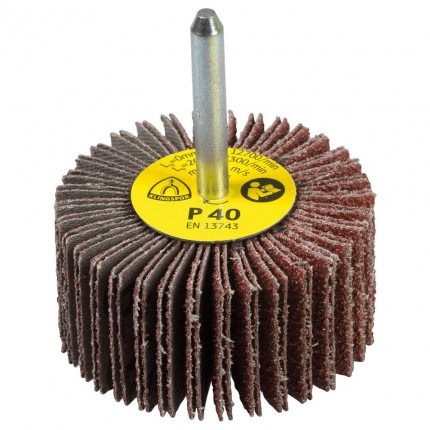 Klingspor KM 613 Flap Sander, Ø 40 mm, Grit 120, 10-Piece Set