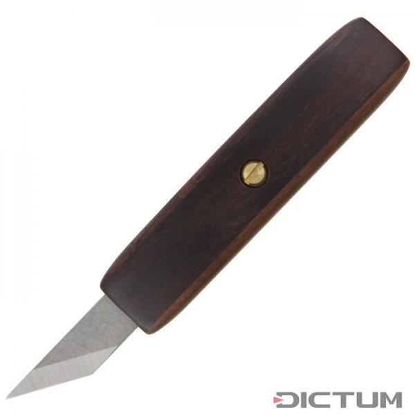 Couteau de sculpture Pfeil, poignée en bois précieux, largeur de lame 15 mm