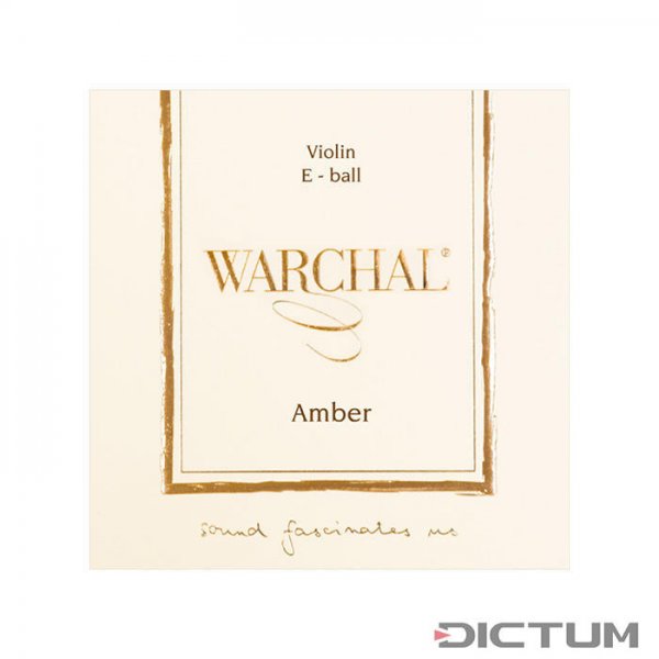 Warchal Amber String, Violin 4/4, E Ball End