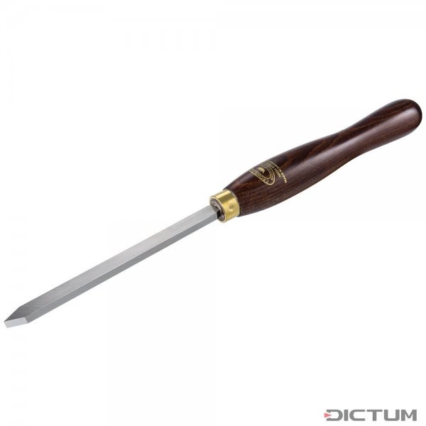 Crown切割工具，三角形，染色榉木手柄，刀片宽度6毫米。