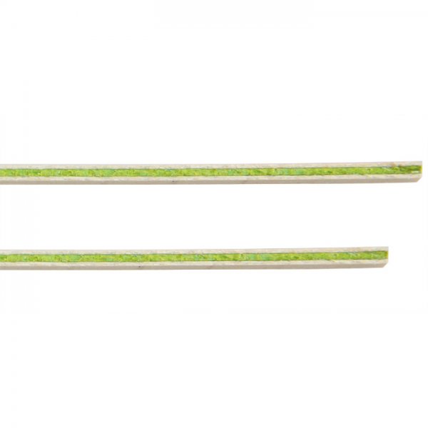 Filetti bianco-verde-bianco, set da 2 pezzi, larghezza 1,1 mm