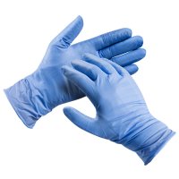 Gants en nitrile, bleus, Gants en nitrile, bleus, taille L