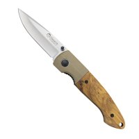 Maserin Folding Knife, Olive Wood