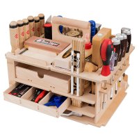 DICTUM Tool Carrier »Cabinet making, Interior Work« II, Equipped, 42-Piece Set