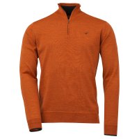 Laksen Męski sweter Laksen Męski sweter zapinany na zamek Norfolk, pomarańczowy, rozmiar 3XL