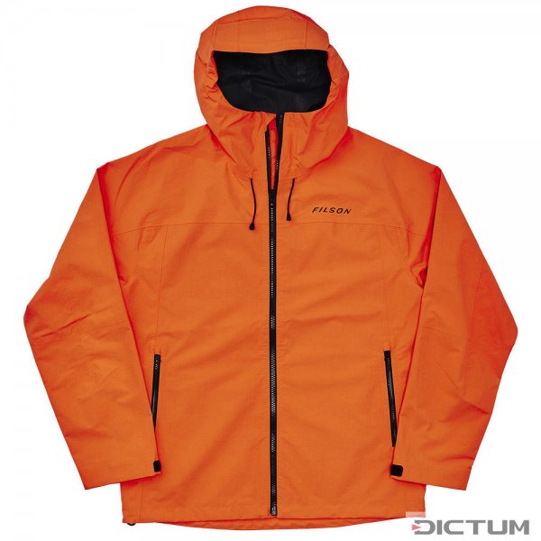 Filson Swiftwater Rain Jacket, Blaze Orange, Size XXL