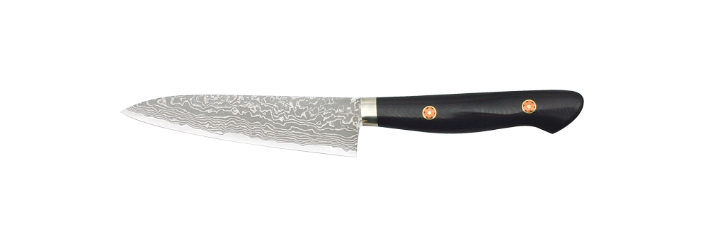 Katsuhiro Hocho, Leinenmicartagriff, Gyuto, Fisch- und Fleischmesser
