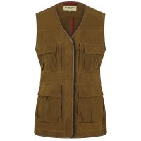 Purdey Ladies Safari Purdey Ladies Safari Vest, Ochre, Size 40