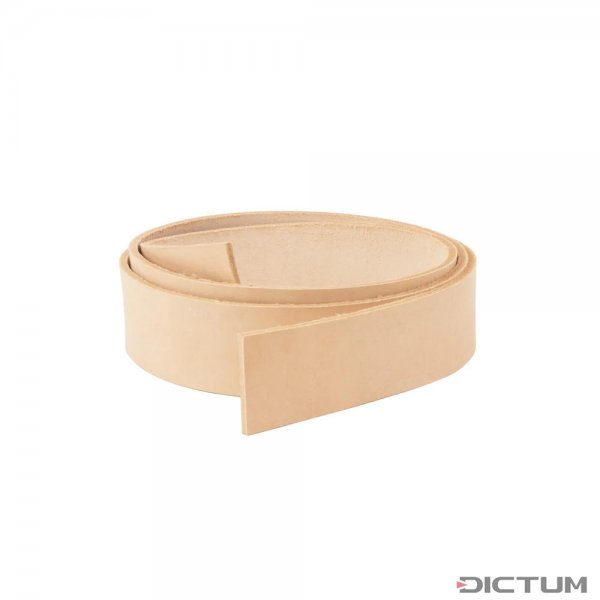 Belt Leather Strap, Thickness 3.6-4.0 mm, Natural